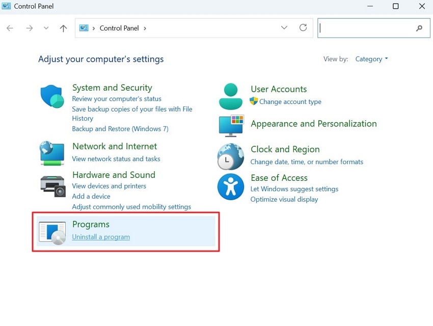 access program features