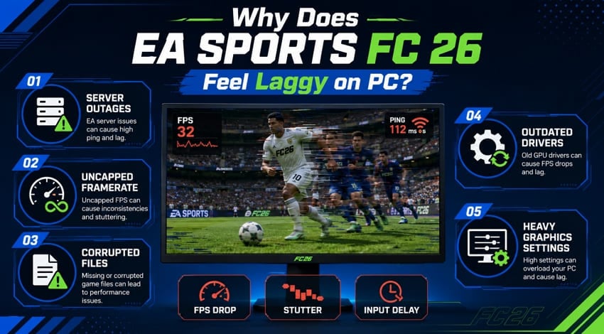 reasons behind fc 26 slow motion
