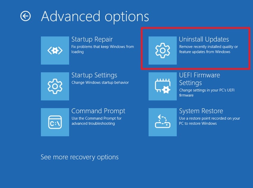 tap uninstall updates
