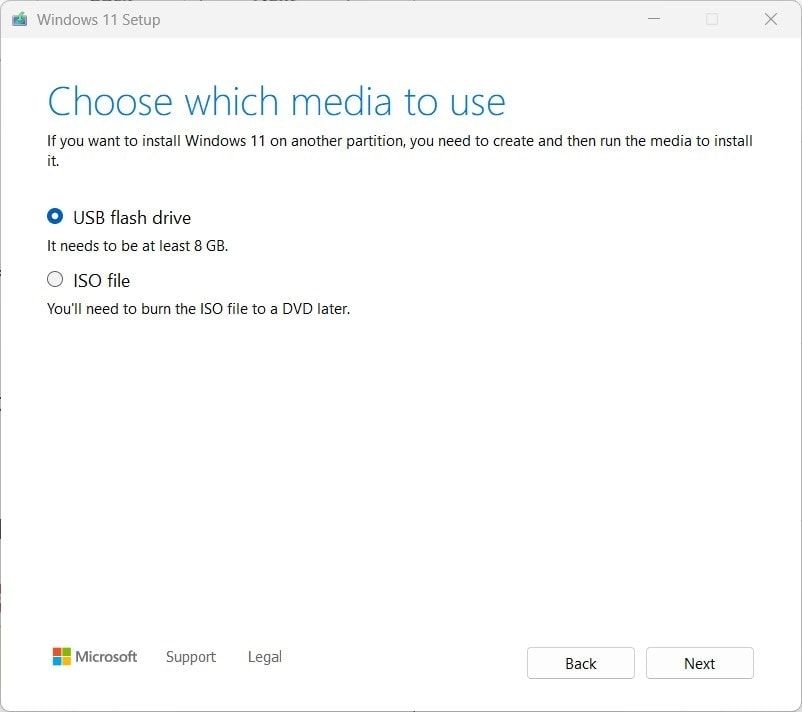 recreate bootable usb windows installation