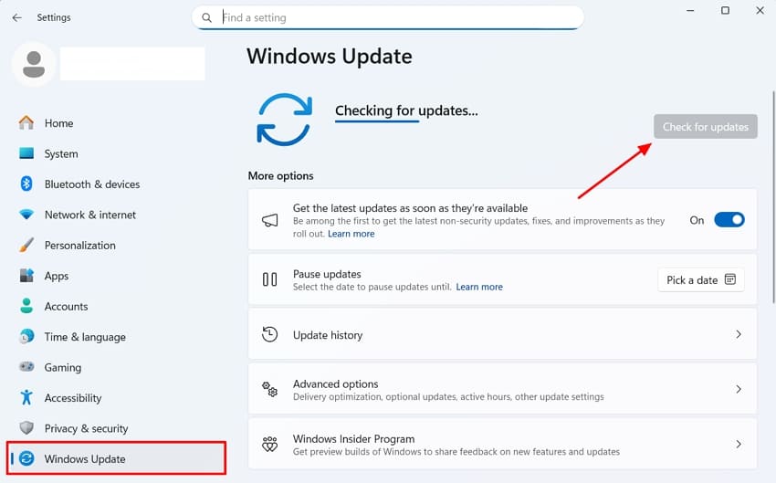 retry windows update again