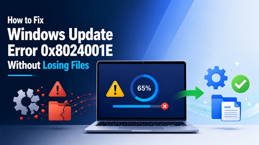 Error Code 0x8024001E: Repair Windows Update Without Losing Files