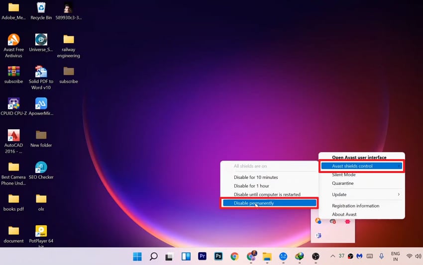 disable third party tools