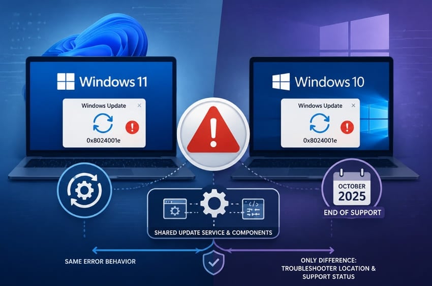 error in windows 10 and 11