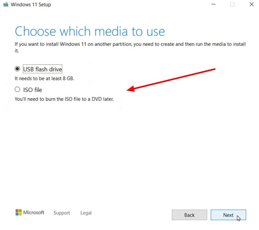 download windows iso installation media