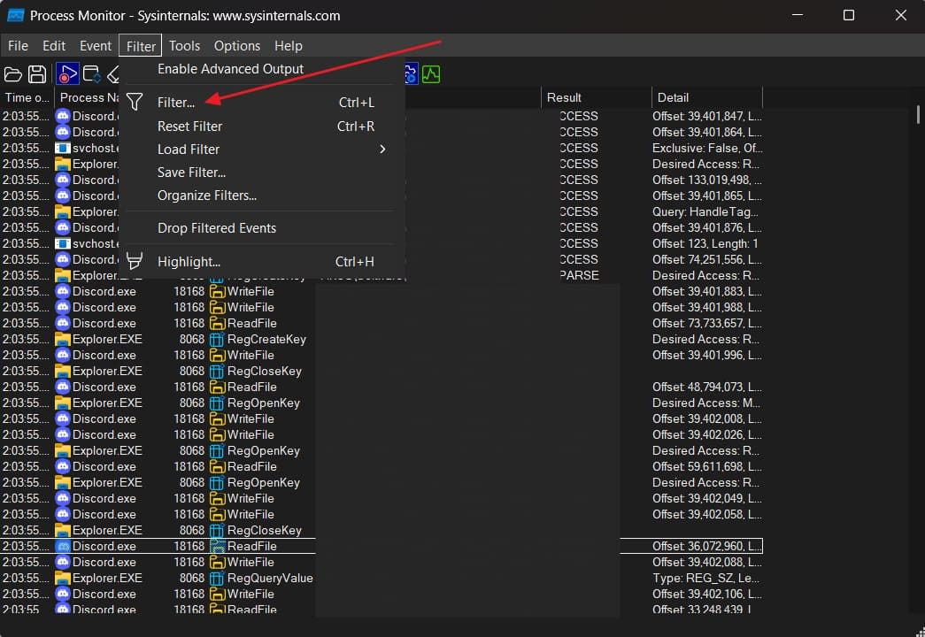 access filters app