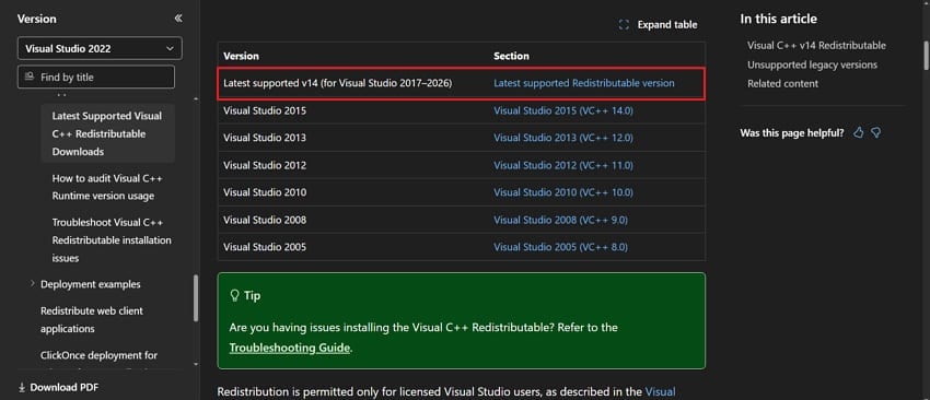 download visual c++