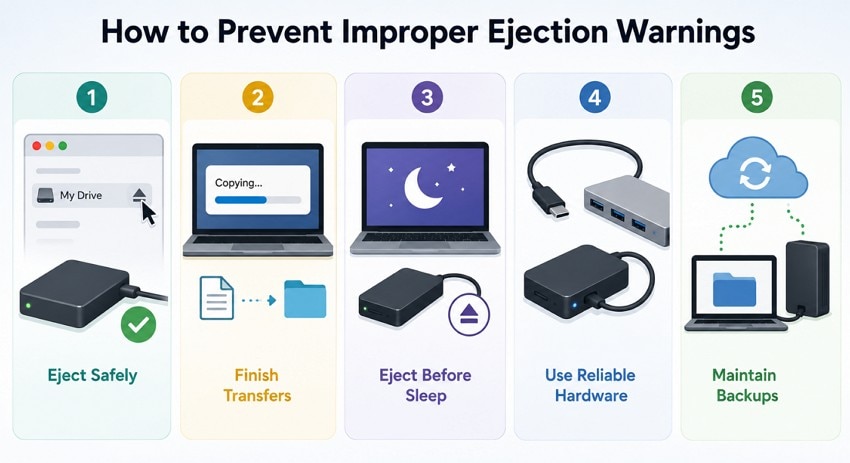 prevent improper drive ejection