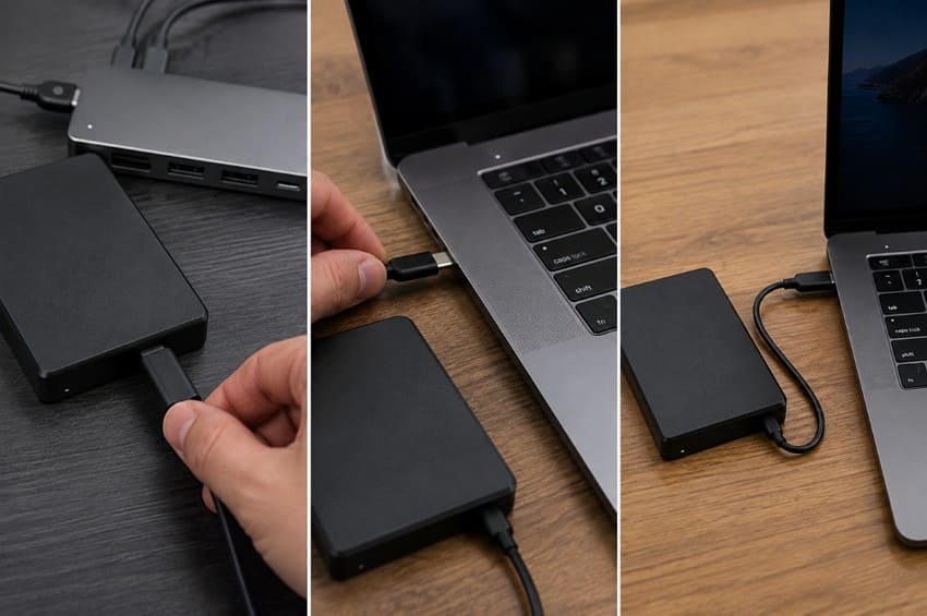 connect drive directly to mac