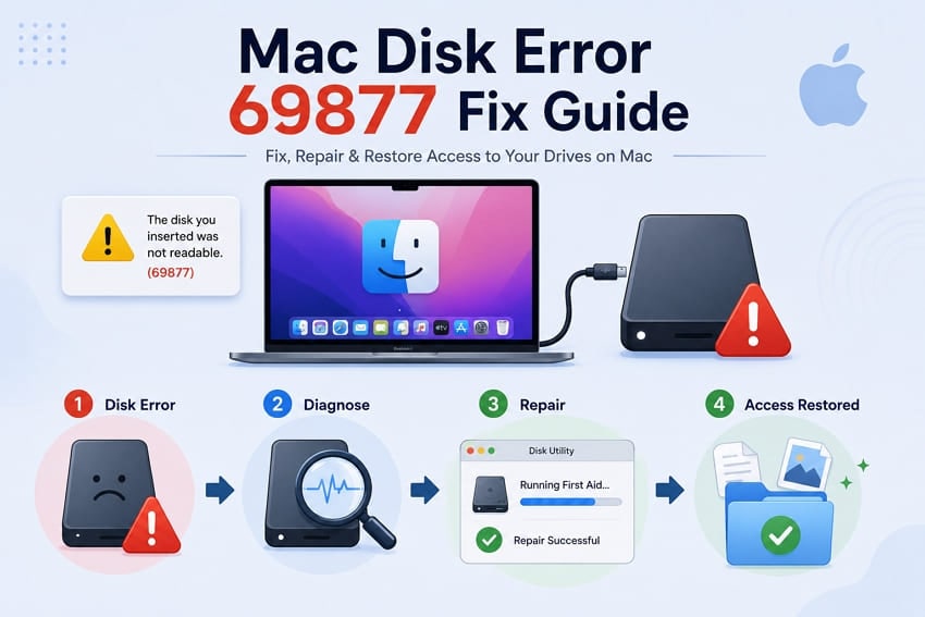 Mac Error 69877: Couldn't Open Device? Top 10 Tested Fixes