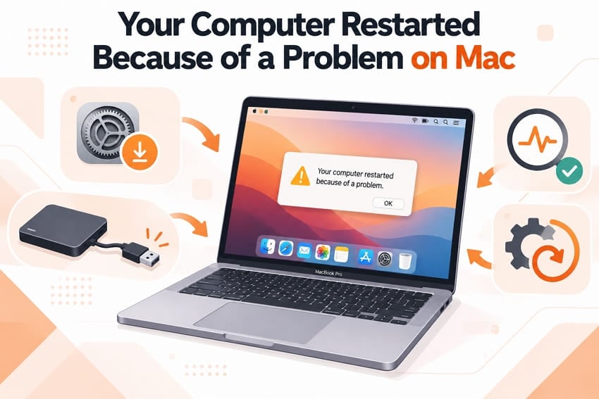 Your Computer Restarted Because of a Problem on Mac: Causes and Fixes