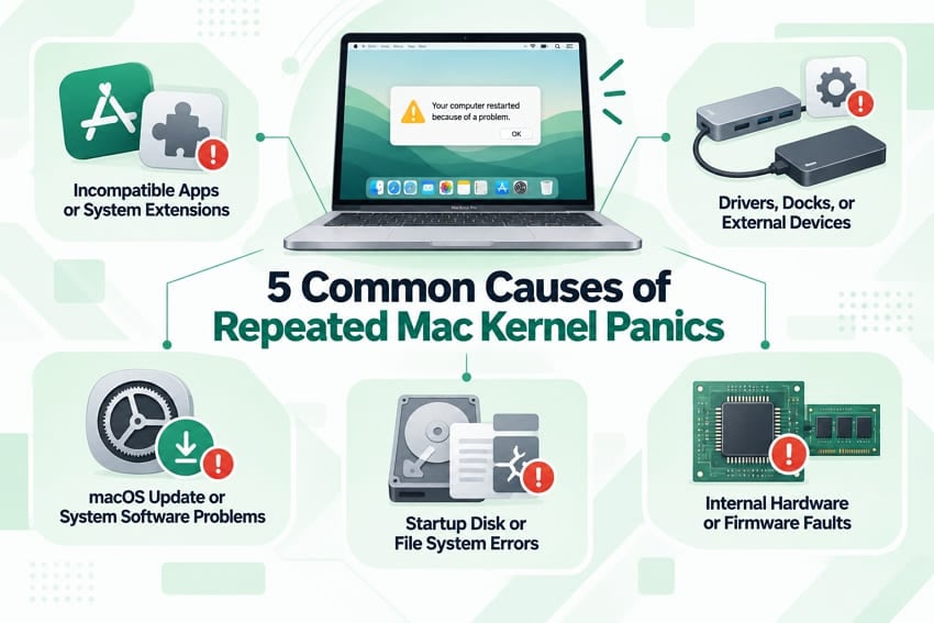 common mac kernel panic causes