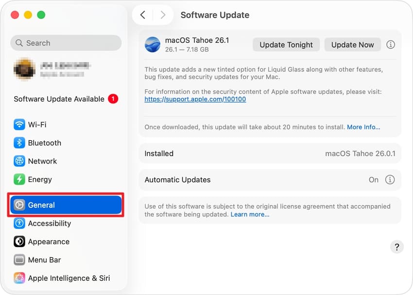 check macos software updates