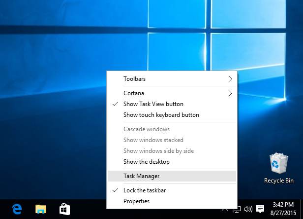 Task-Manager zum Reparieren und Wiederherstellen von beschädigten Windows-Dateien