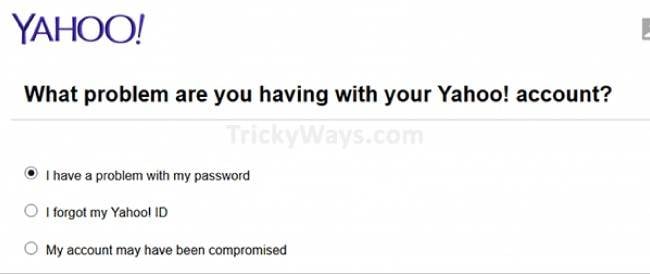 pemulihan password email yahoo