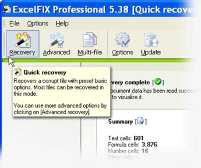 ExcelFix excel file recovery
