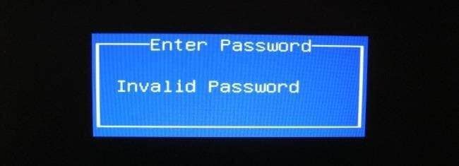 BIOS-Passwort knacken - Ungültiges Passwort