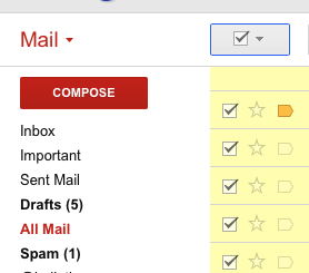 select all mail