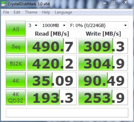 CrystalDiskMark für das Testen von Festplattengeschwindigkeiten auf Windows-Systemen - 1 