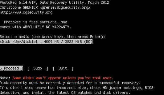 cell phone data recovery software-photorec