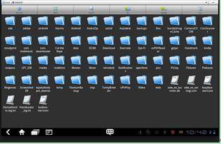 Use file manager to delete downloaded files on Android