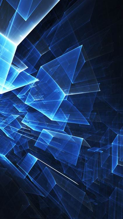 Hottest iphone wallpapers on tumblr-blue cube pattern