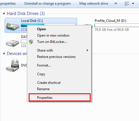 Run hard disk check to fix bluescreen bccode 9f-step 4
