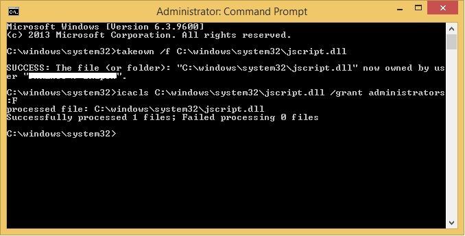 escribir comando para corregir el error de pantalla azul 0x000000d1