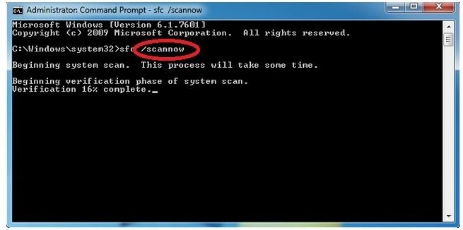 step 3 Windows utility check to fix blue screen 0x00000109