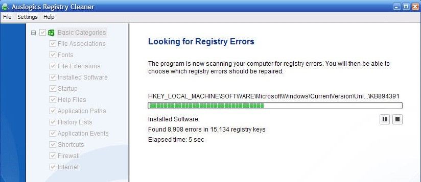 Rectifying system registry issue to fix Blue Screen Error 0x00000004