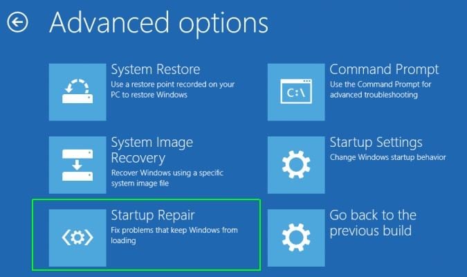 réparer Windows 10