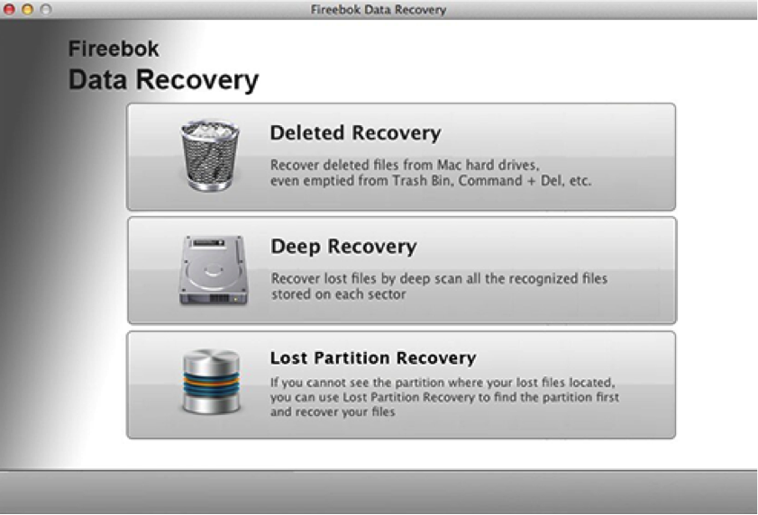 Top 10 des Logiciels de Récupération de Documents - Fireebook Mac data recovery