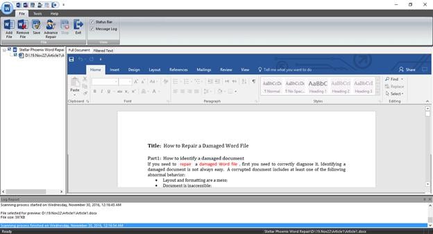 Reparieren von beschädigten doc und docx Word-Dateien Schritt 3