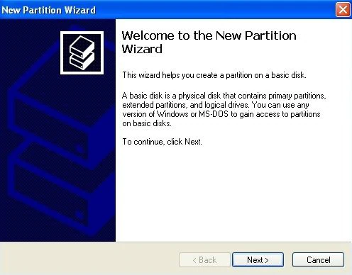 windows xp bootpartition erstellen schritt 4