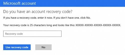 recover hotmail password