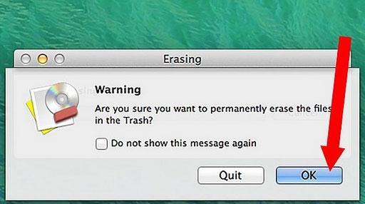 Effacez vos fichiers sur Mac