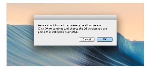 Create Recovery Partition on Mac step 4