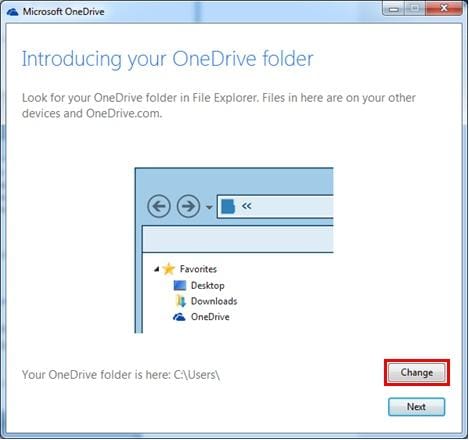 Folder OneDrive
