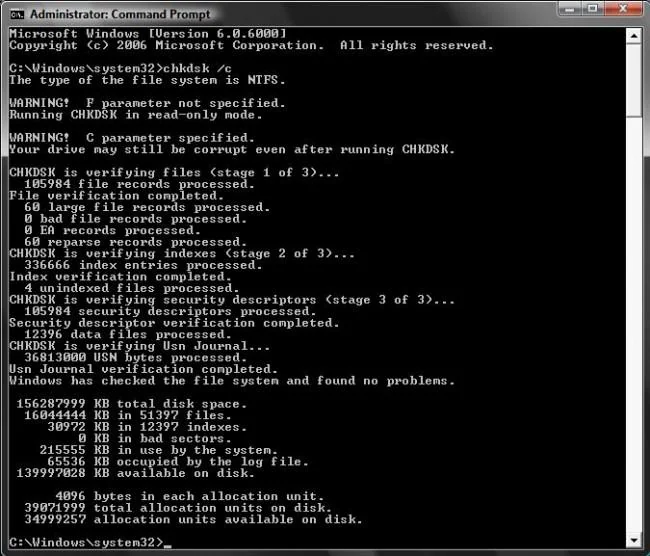 CHKDSK PDF, PDF, Drive de disco rígido