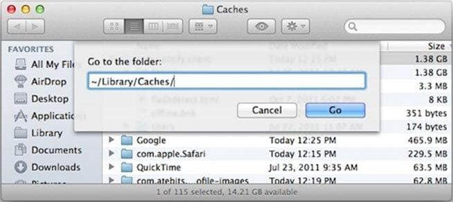 what can i delete from my mac library folder