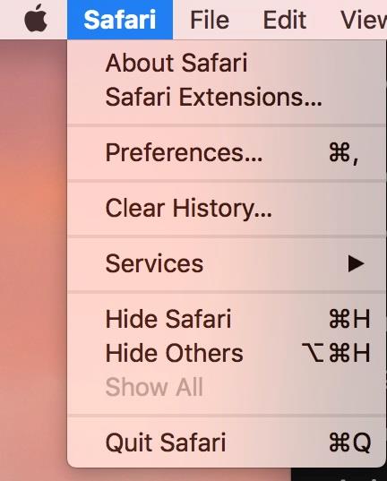 clear cache and cookies in safari