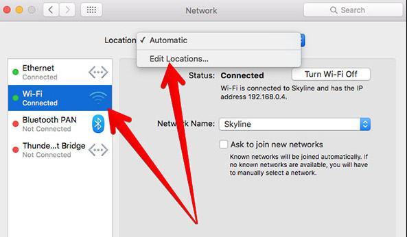 Memperbaiki Wi-Fi yang Melambat setelah upgrade MAC OS Sierra-10