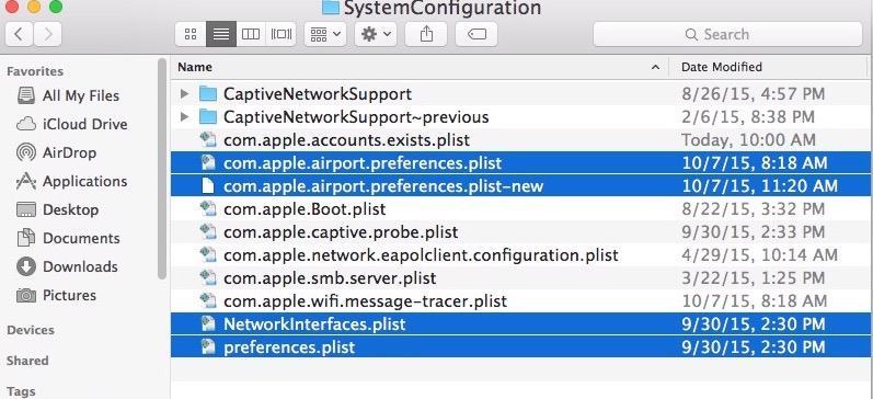 Memperbaiki Wi-Fi yang Melambat setelah upgrade MAC OS Sierra-4