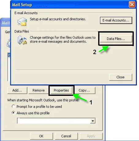 créer un nouveau fichier pst Outlook étape 3