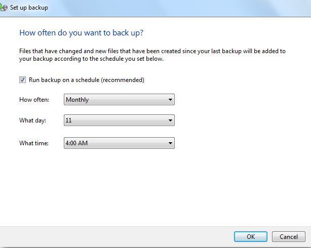 Windows 7-Backup