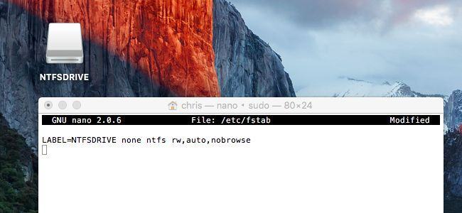 écrire sur un disque NTFS sur mac étape 7
