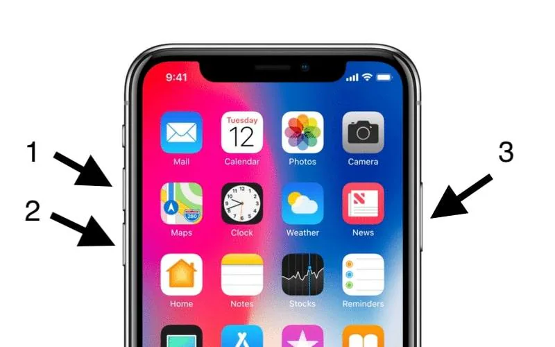 Mulai ulang iPhone 8