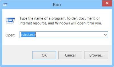 restaurar la copia de seguridad del registro en Windows