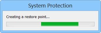 system protection in Windows 10