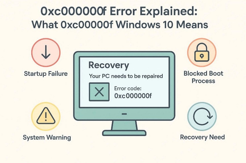 what is meant by 0xc00000f error